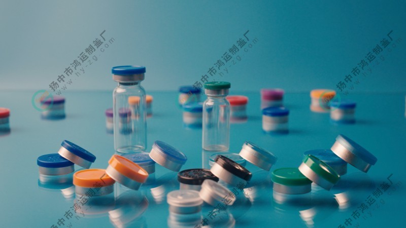 Aluminum plastic combination cap for antibiotic bottles